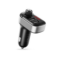 FM-модулятор XO BCC10 Smart Bluetooth MP3 +5V3.1A Car Charger Black