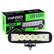 Фара LED Winso Pro 10-30В мощность 18Вт (6x3Вт) Epistar рассеянный 1шт. 