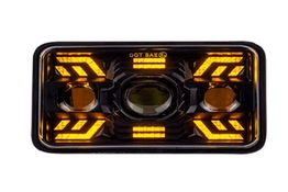 Фары DriveX  WL FOG-06 4x6 26/46W H/L STM - DRL W+Y к-т.