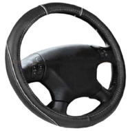 Оплетка на руль M Elegant черная (серая нитка) 105 400