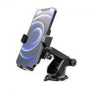 Автомобильный держатель для телефона Hoco CA83 David one-button center console car holder Black