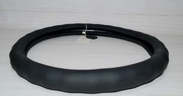 Оплетка на руль кожа XL Autogen СК 003 BK черная