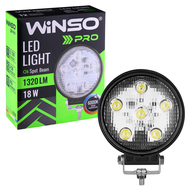 Фара LED Winso Pro 10-30В мощность 18Вт (6x3Вт) Epistar точечный 1шт. 