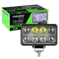 Фара LED Winso Pro 10-30В мощность 24Вт (8x3Вт) Epistar 4D точечный 1шт.