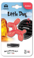 Ароматизатор на деффлектор Little Dog Amber (pink red) ED1212