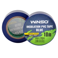 Изолента PVC 10м Winso синяя 19мм 130мк (упаковка 10шт) 153100