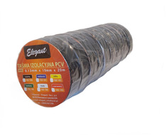 Изолента PVC 20м Elegant 100 180 черная (0,13мм х 19мм)  