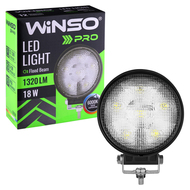 Фара LED Winso Pro 10-30В мощность 18Вт (6x3Вт) Epistar рассеянный 1шт. 