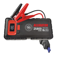 Пусковое устройство Alligator Jump Starter 1500A/2500A 25800mAh со Smart-клемами JS848