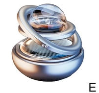 Ароматизатор Кольца левитации с  хрустальным шаром Silver