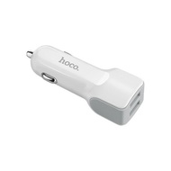 Автомобильное зарядное устройство Hoco Z23 grand style dual-port car charger 2USB 2.4A White