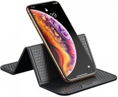 Антискользящий силиконовый коврик Baseus Folding Bracket Black