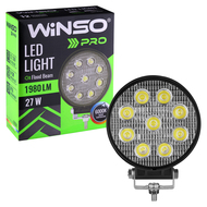 Фара LED Winso Pro 10-30В мощность 27Вт (9x3Вт) Epistar рассеянный 1шт. 