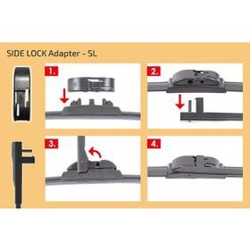 Переходник на дворник Heyner Side Lock ( 2 шт ) 300 130