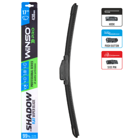 Щетка стеклоочистителя гибкая Pro Shadow 17/430 Winso 117430