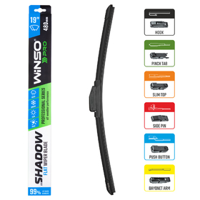 Щетка стеклоочистителя гибкая Pro Shadow 19/480 Winso 117480