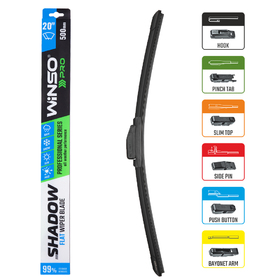 Щетка стеклоочистителя гибкая Pro Shadow 20/500 Winso 117500