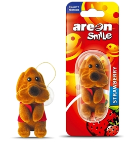 Ароматизатор подвеска Areon Smile Toys Strawberry Собачка ASB04
