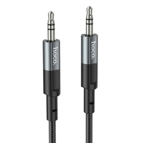 Кабель Hoco UPA23 AUX audio cable Metal Gray