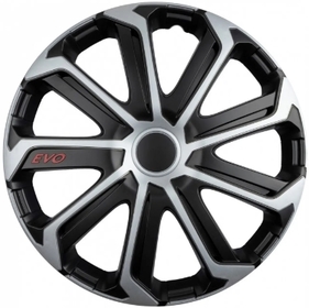 Колпаки на колеса Elegant R15 EVO black&silver
