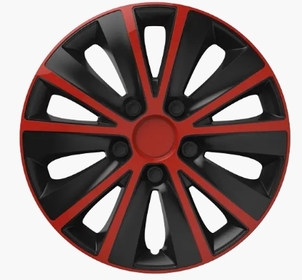 Колпаки на колеса Elegant R16 Rapid red&black