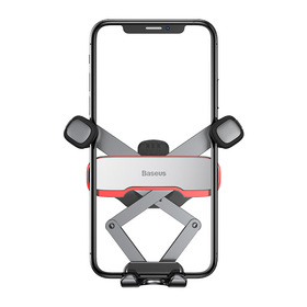 Автомобильный держатель для телефона  Baseus Lateral Gravity Car Mouth Holder Black
