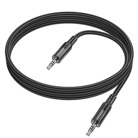 Кабель Hoco UPA27 Spirit transparent AUX audio cable Black