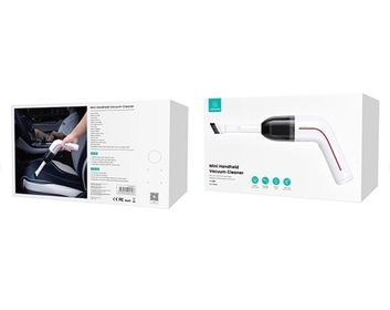 Автомобильный пылесос USAMS ZB253 Mini Handheld Vacuum Cleaner LEJ Series White