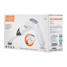 Автомобильный пылесос Hoco ZP6 Speed portable car vacuum cleaner White