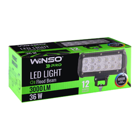 Фара LED Winso Pro 10-30В мощность 36Вт (12x3Вт) CREE рассеянный 1шт.