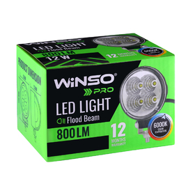 Фара LED Winso Pro 10-30В мощность 12Вт (4x3Вт) Epistar рассеянный 1шт. 