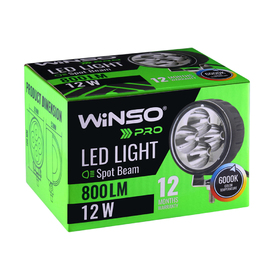 Фара LED Winso Pro 10-30В мощность 12Вт (4x3Вт) Epistar точечный 1шт. 
