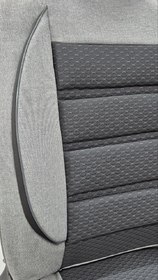 Накидки на сидения POKROVA 700 с экокожей SGrey + Сота