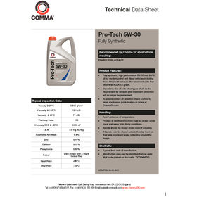Моторне масло Comma PRO-TECH 5W30 1л