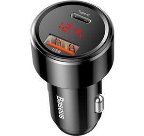 Автомобильное зарядное устройство Baseus Magic Series PPS digital display (Type-c PD+QC) Intelligent