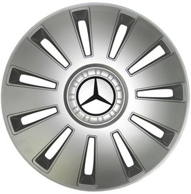 Колпаки на колеса Kenguru R15 REX Mercedes серые