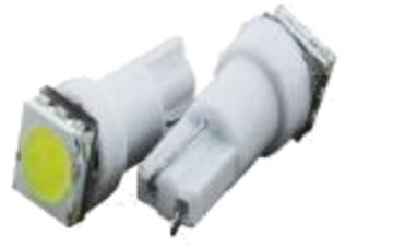 Светодиод W1,2W T5 24V W2x2,6d  1SMD mini (белый) 5050