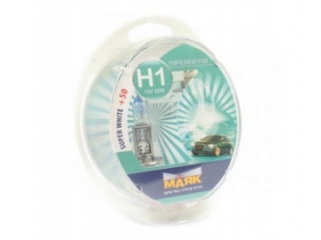 Лампа Маяк P14,5s H1 24V 70W Премиум Blue Vision 14130-BV-SET к-кт2шт.