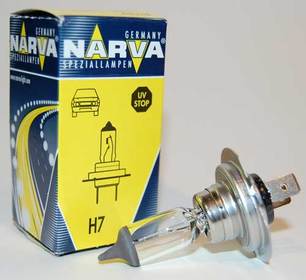Галогеновая автолампа Narva PX26d H7 24V 70W 48728 
